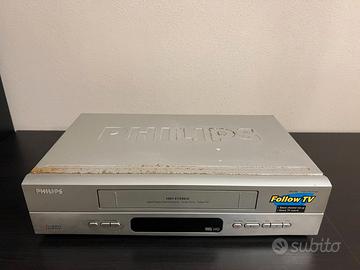 VIDEOREGISTRATORE PHILIPS VR 550/02 ARGENTO VHS VI