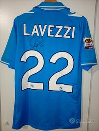 Maglia Napoli 2011/12 Lavezzi 22 Autografata - Tg 