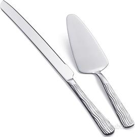 Coltello per Torte Set in Acciaio Inossidabil 33cm