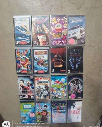 psp giochi vari 