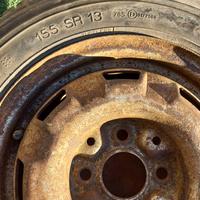 Gomma con cerchi155 13 per golf o simili