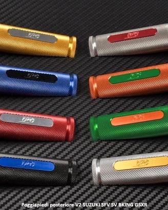 Poggiapiedi posteriore V2 SUZUKI SFV SV BKING GSXR