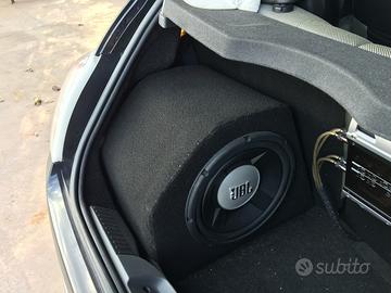 Fiat 500 best sale subwoofer box