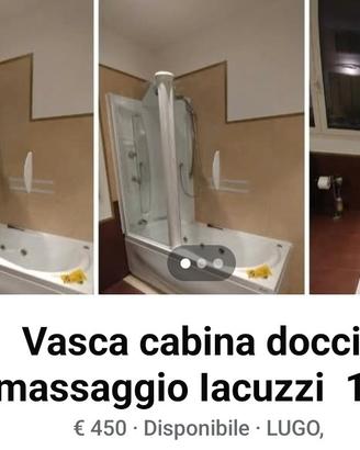 Vasca idromassaggio  cabina doccia IACUZZI 170x70 