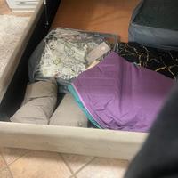 Letto matrimoniale con cassettoni deposito