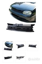 Mascherina Calandra VW GOLF 4 NO LOGO NERA LUCIDA