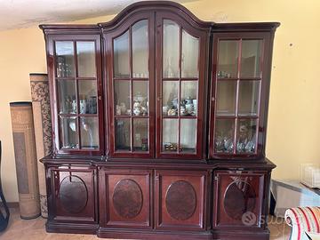 Vetrina In Mogano stile inglese