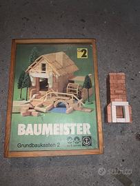 Gioco educativo anni '80 con mattoncini veri