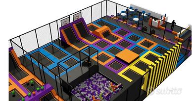 Trampoline Park su Misura - Fabbrica 100% Italiana