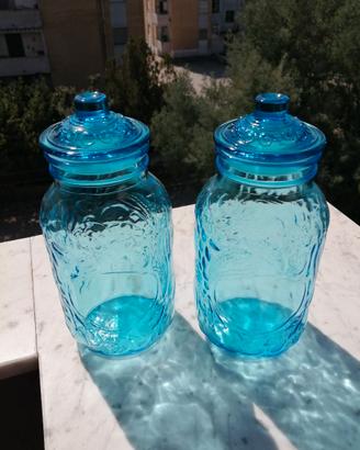 Coppia vasi in vetro