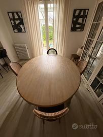 Tavolo e sedie per sala da pranzo