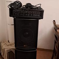 amplificatore/mixer + casse