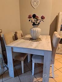 Tavolo e sedie anche separatamente