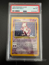 Mewtwo 10 Holo Base Set 1999 PSA 8 Pokemon