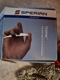 Guanto protettivo in maglia di acciaio tg. 7-8