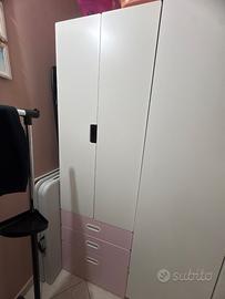 2 Armadi Ikea compresa di accessori Interni