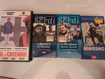 Lotto VHS Alberto Sordi