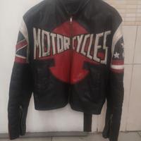 giubbetto in pelle da moto