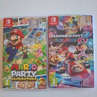 Mario Party Superstars e Mario Kart 8 Deluxe