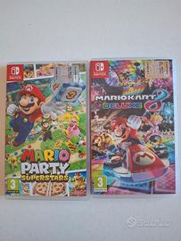 Mario Party Superstars e Mario Kart 8 Deluxe