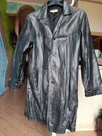 giacca in pelle stile Matrix 