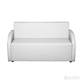 Divanetto beach club in ecopelle ignifuga