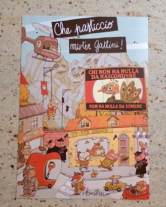 Poster Zerocalcare firmato