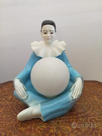 Lampada da tavolo pierrot vintage