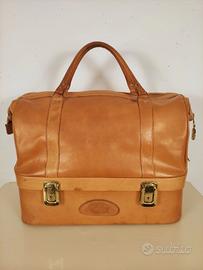 Borsa da viaggio Vintage vera pelle 
