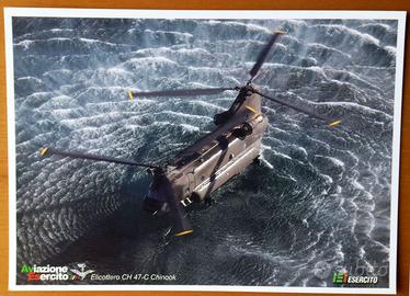 177 - CARTOLINA AVIAZIONE ESERCITO CHINOOK CH 47-C