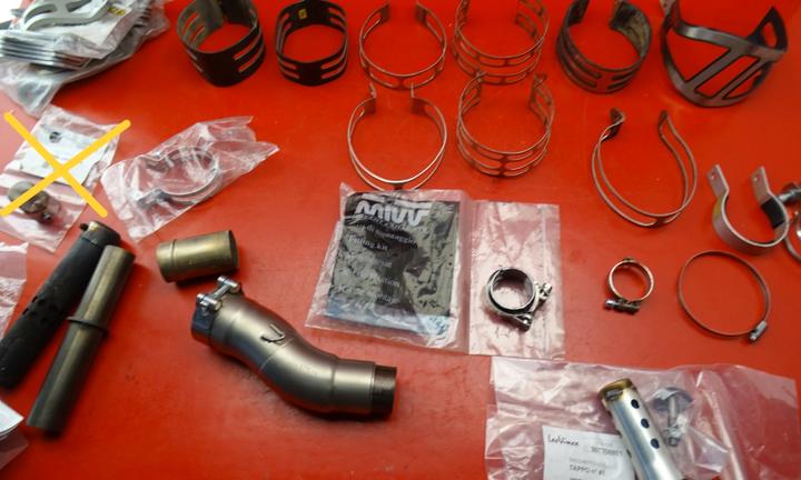 SUPPORTO COLLARE RACCORDO MARMITTA VARIE