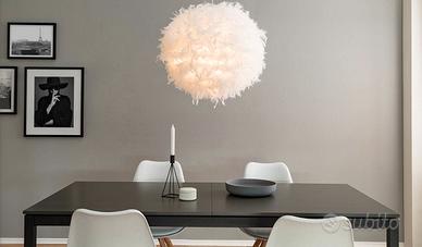 Lampadario piume