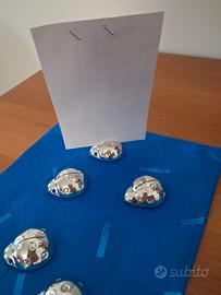 Ferma fogli a forma di coccinella,  set n.5 pezzi