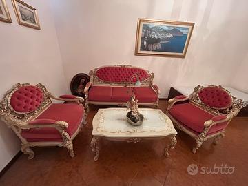 Salotto stile barocco veneziano