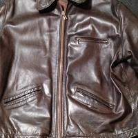 giubbotto in pelle vintage 