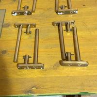 Mensole di vetro con fissaggio in ottone