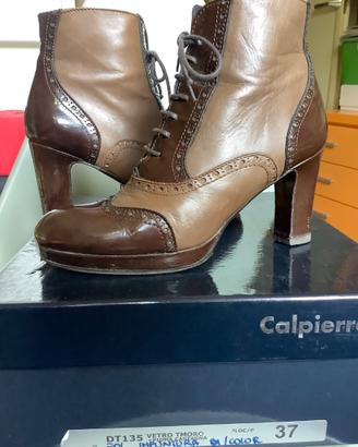 Stivaletti vintage in pelle Calpiere