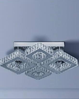 Lampada da soffitto in cristallo FRIXCHUR 56,5 cm,