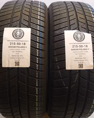 2 GOMME 215 50 18 BARUM A67486