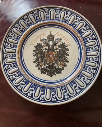 Piatto ricordo Vienna Austria vintage Gerzig