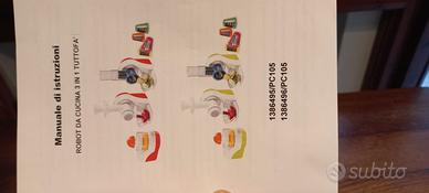 robot da cucina tre in uno