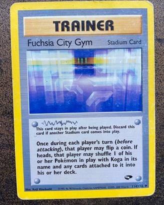 Fuchsia City Gym Set Gym Challenge 114/132 Pokemon