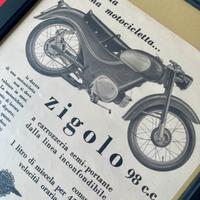 Pubblicità Vintage originale  Moto Guzzi Zigolo 98