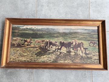 Riproduzione certificata di Segantini"Alla Stanga"