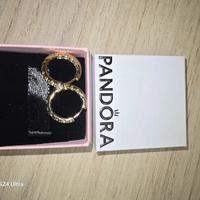 Orecchini pandora Cerchi Fascia Scintillante