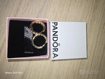 Orecchini pandora Cerchi Fascia Scintillante