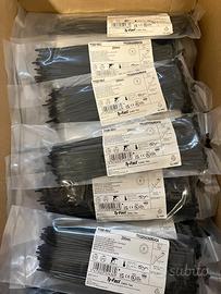 5000 fascette nere 200 x 2,4 mm di ABB mod. Tyfast