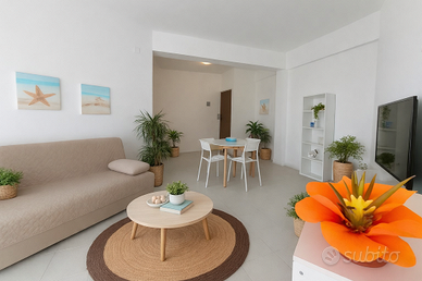 Camera con vista giardino