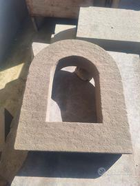 Tabernacolo in pietra Serena fatta a mano