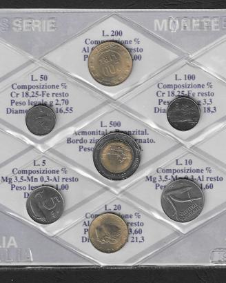 Italia - set FdC 1991 UNI 786